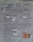 Immatriculation RCCM - personne physique